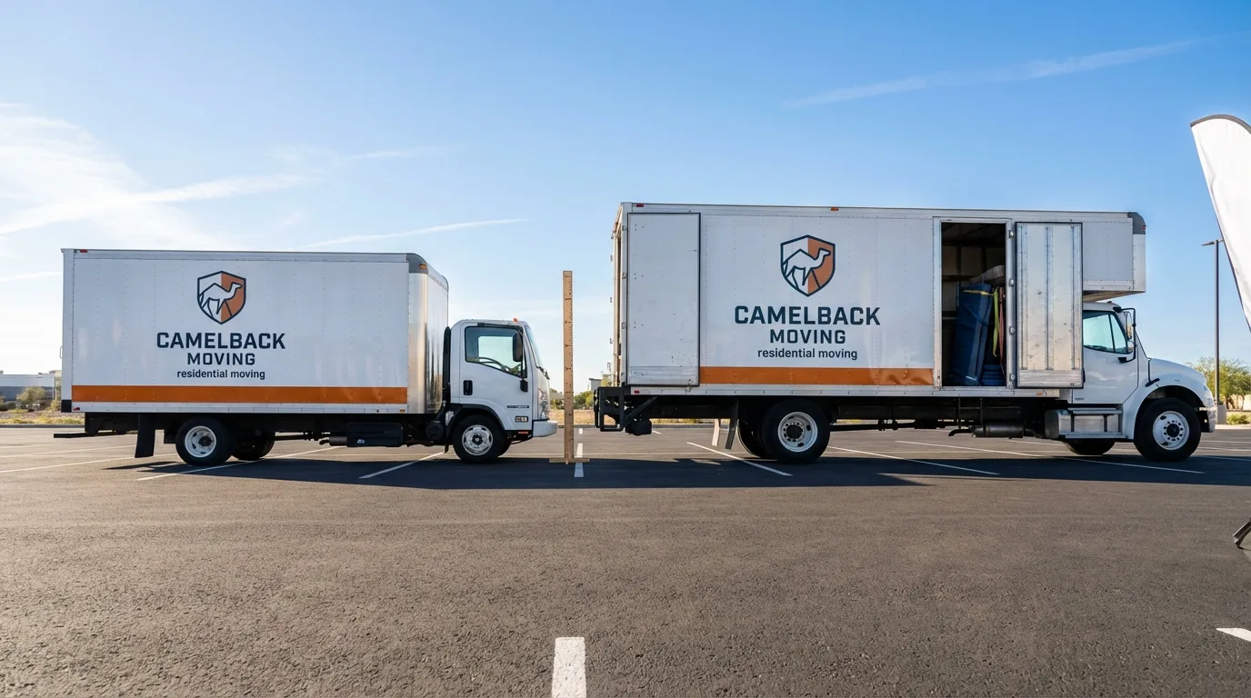 Moving truck size capacity guide in Sibley